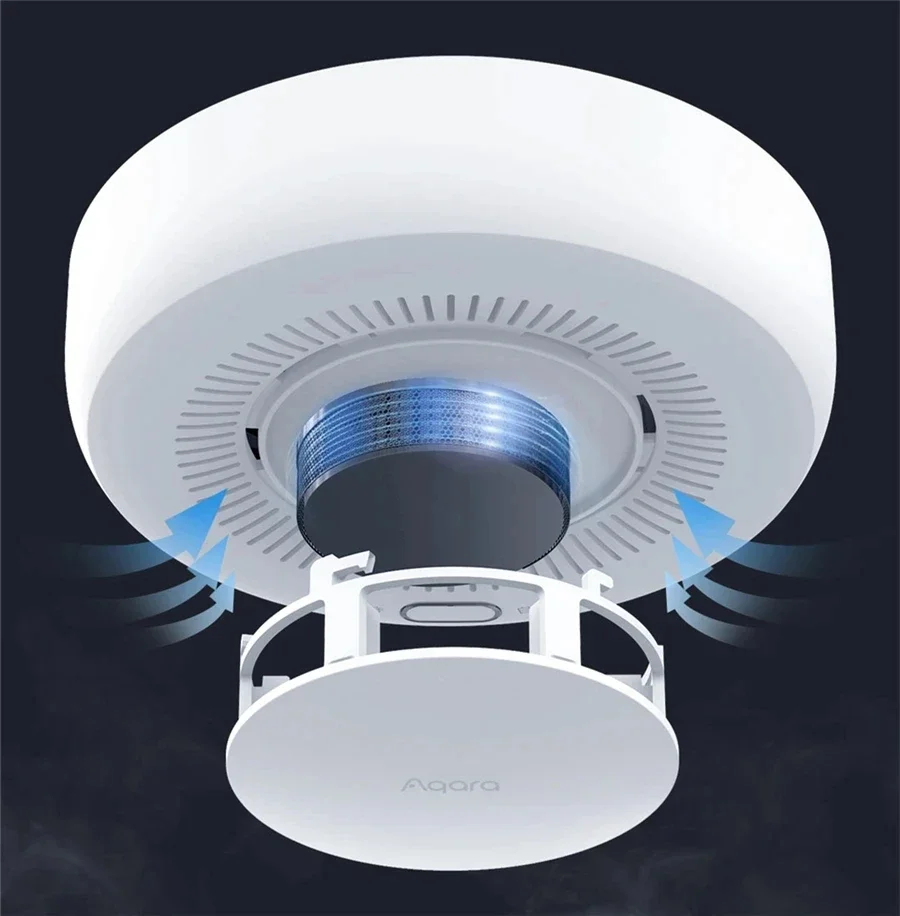 Aqara Smoke Alarm Zigbee 3.0 Detector Sensor Highly Sensitive Smoke Concentration Detection Work with Mi Home Homek APP