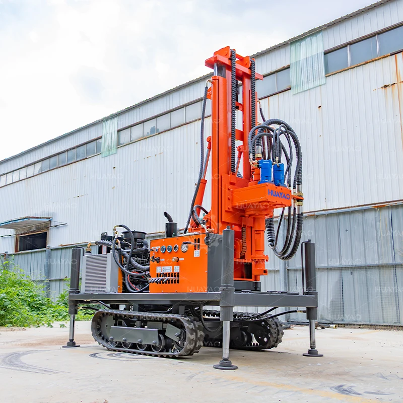 100m200m300m Hydraulic Water Well Drilling Machine Rotary Pump Core Component Crawler Water Well Drilling Machine