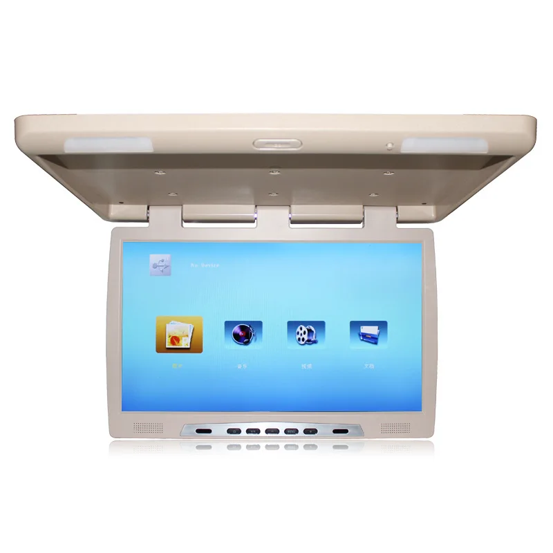 22 Inch TFT LCD Large HD Screen Car MP5 Flip Down Roof Mount Monitor 1080P USB SD Card Bus and Motorhome Modification 1920*1080