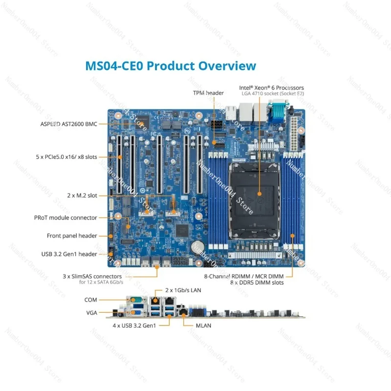 

For MZ73-LM1 MZ73-LM0 MS73-HB1 MS03-CE0 MZ72-HB2 MW83 Main Board