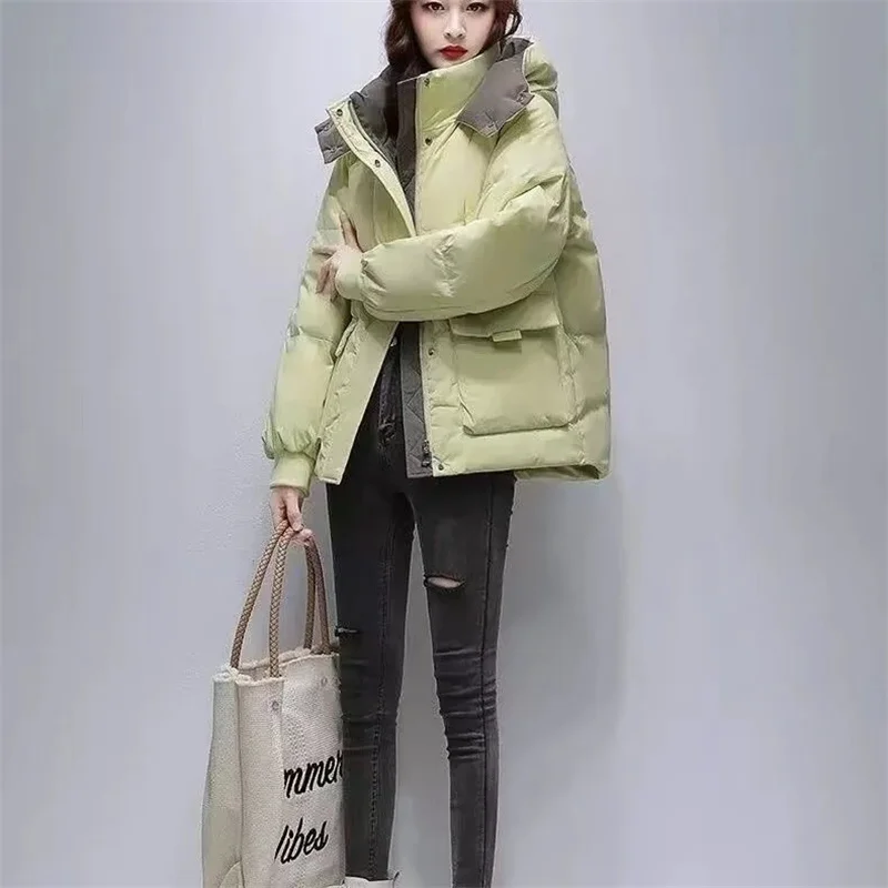 Cotton Jacket Women\'s Korean Edition 2024 Winter New Short Cotton Jacket Cotton Coat Slim Fit New Style For Age Reduction Women