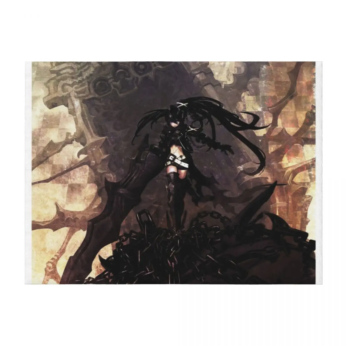 

Black rock shooter Throw Blanket Sofa Quilt For Baby Blankets For Bed Blankets Sofas Of Decoration Blankets