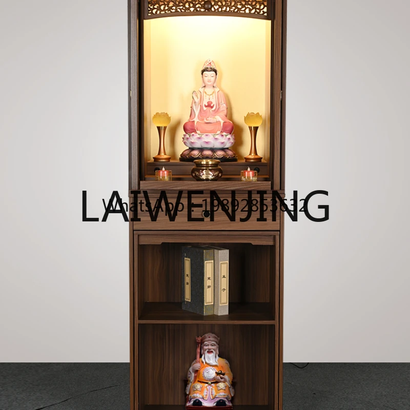 GZ Worship Table Guanyin Shrine Shrine Building Buddha Cabinet
