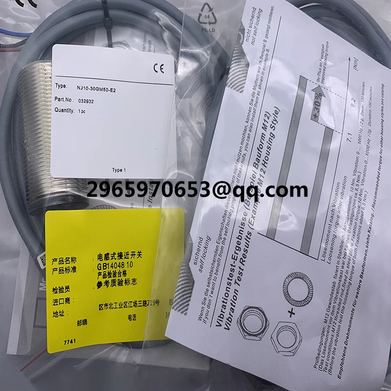 Fast delivery NJ10-30GM50-E0 NJ10-30GM50-E2 NJ10-30GM50-E NJ10-30GM50-A2 proximity switch In stock