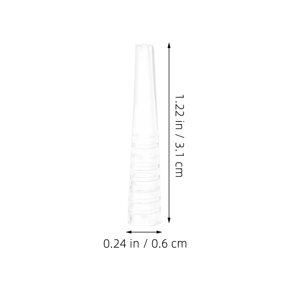 60 قطعة غطاء حامي الملقط سيليكون رمش تطعيم أداة غطاء شفاف تلميح كم العالمي صالح دائم خفيفة الوزن