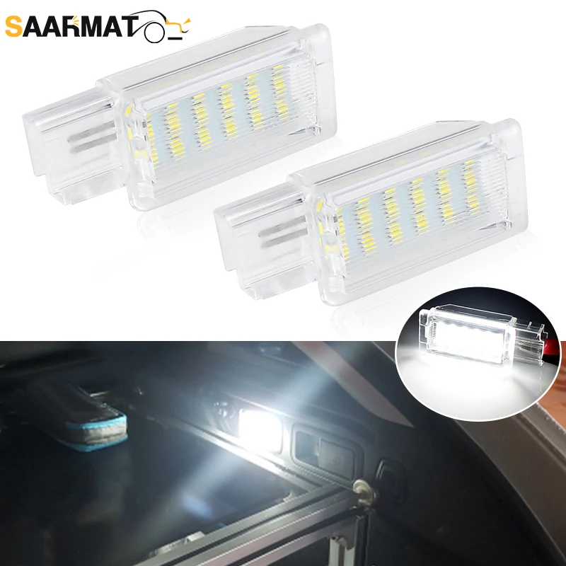 2 pçs led compartimento de bagagem luzes tronco para opel astra j meriva astra k mokka cadillac buick chevrolet camaro corvette cruze