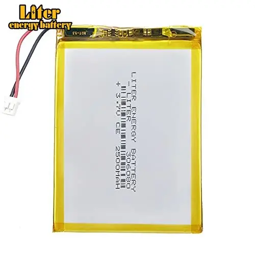 

100pcs JST-PH2.0mm 3.7V 2500mAh 306080 Lipo Battery for Medical equipment Mechanical keyboard Tablet computer Electronic book
