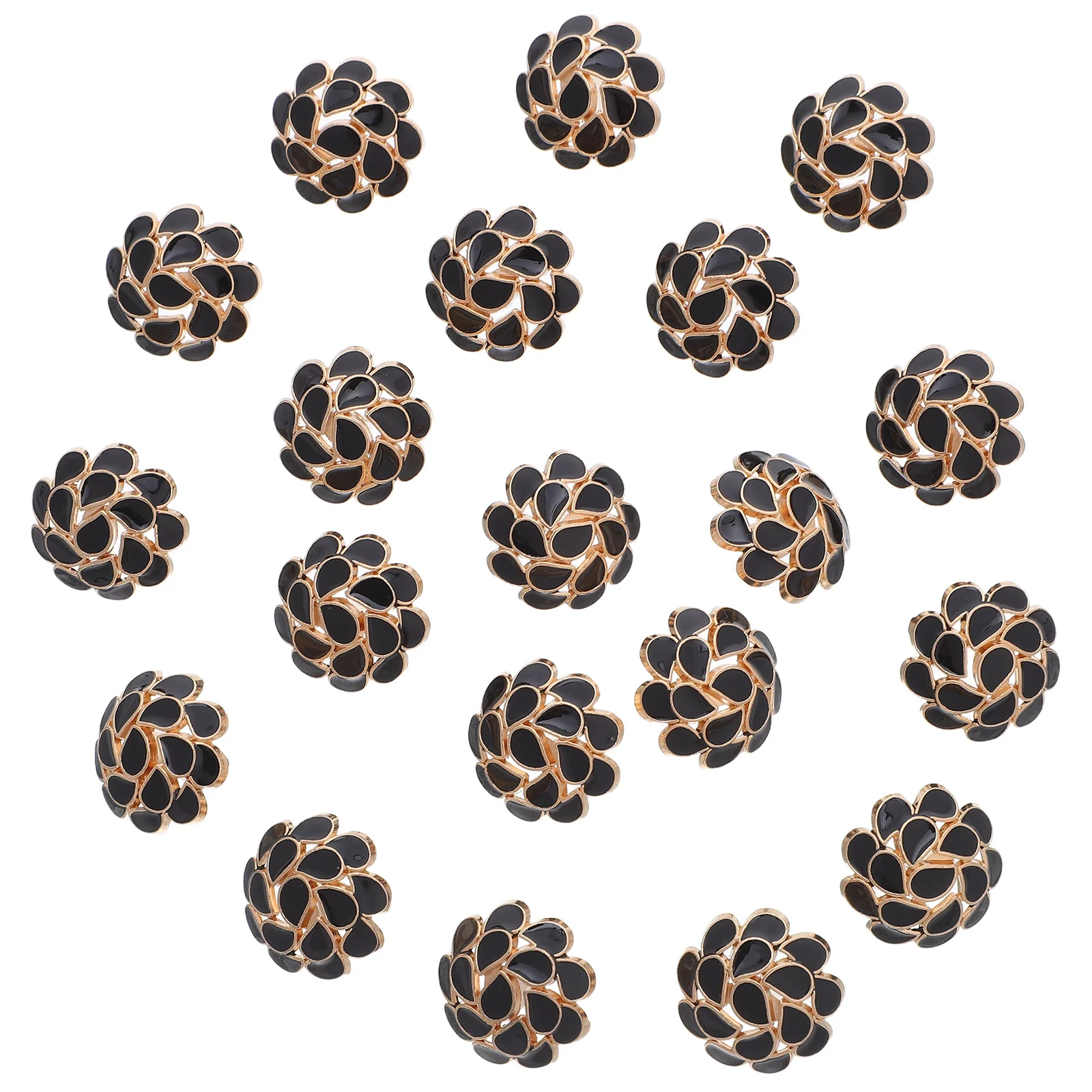 

30Pcs 20Mm Floral Metal Button Vintage Round Buttons for Sewing Clothes Coats Jackets DIY Garment Decoration Fasteners