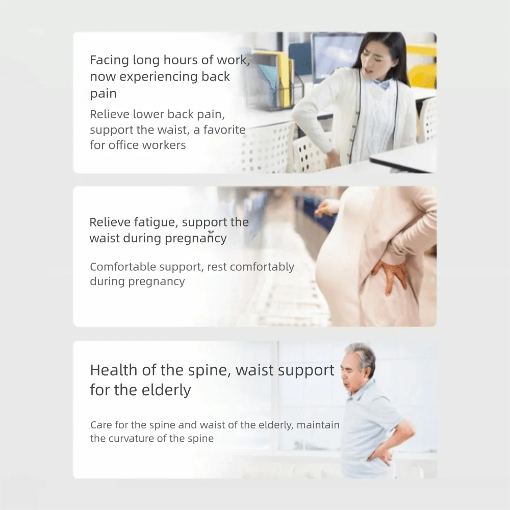 Bantal Lumbar Rebound Tinggi Busa Memori Dapat Dilepas Bantal Serviks Nyaman Perlindungan Tulang Belakang Bantalan Tidur Penopang Punggung