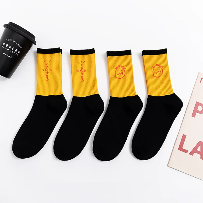 Herrensocken Cactus Jack Skate Neue SCHWARZE Crew-Socken Mode Bandanas Lustige Streetwear Hip Hop 27-Stil Herrengeschenke – Detail 12