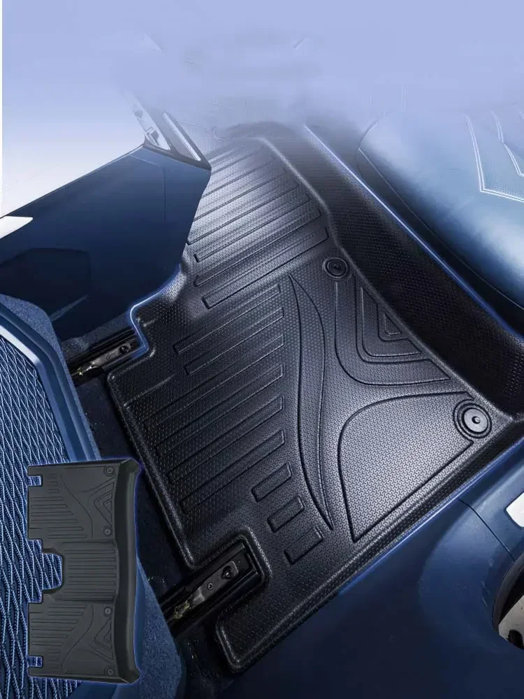 Floor Mats For Zeekr 001 2021-2024 Car Rear Trunk Mats TPE Boot Carpet Back Seat Mat Waterprooof Pad Mud Auto Accessories