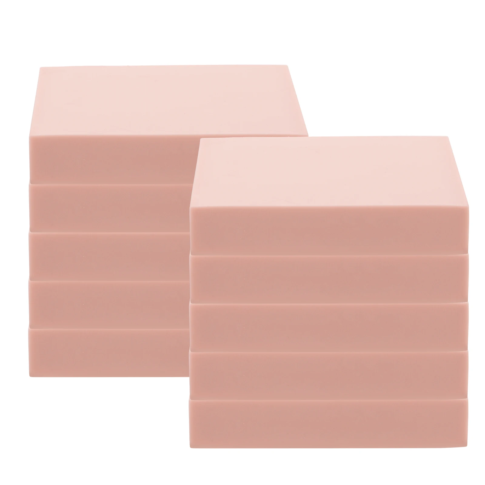 

10Pcs Pink Rubber Engraving Blocks for DIY Carving Stamps Handmade Craft Supplies Easy to Use or School