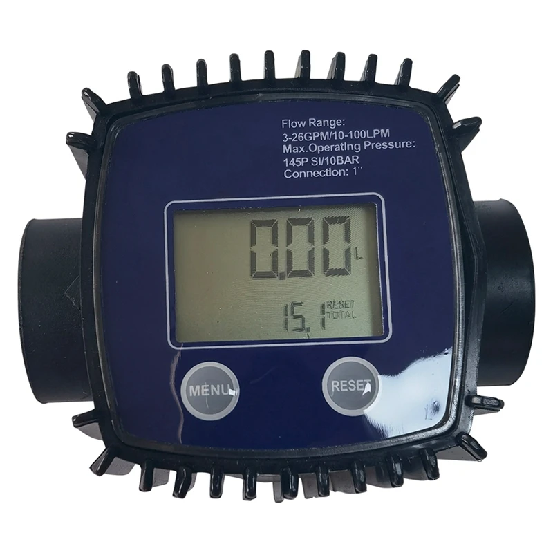 Turbine Öl Kraftstoff Durchflussmesser K25 Wasserdurchflussmesser LCD Durchflussmesser Pipeline Flüssigkeitsdurchflussmesser Sensoren 2,3-3,3 V