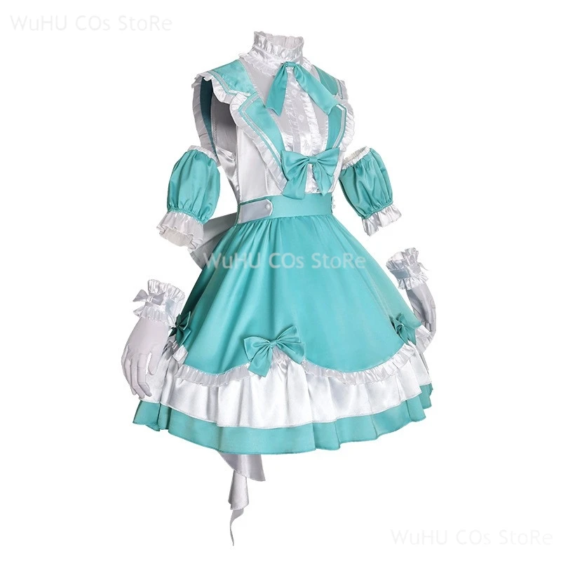 Project Sekai Cosplay Ran Cosplay 16th Anniversary Mikuu Cosplay Costume Blue Lolite Dress Women Girls Halloween Party Roleplay