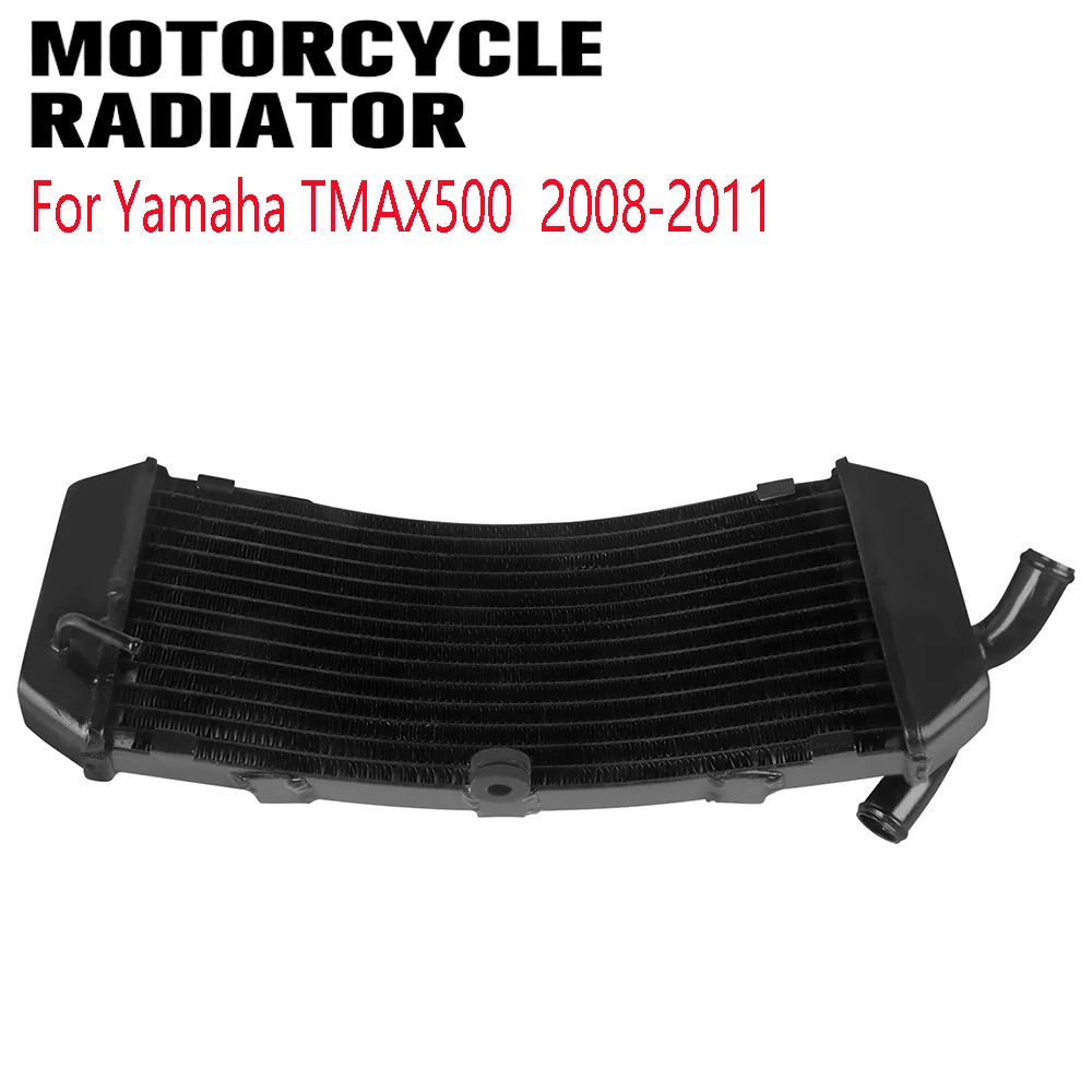 

For Yamaha TMAX500 T-MAX 500 TMAX 500 2008-2011 Motorcycle Engine Radiator Aluminum Cooler Cooling Water Tank