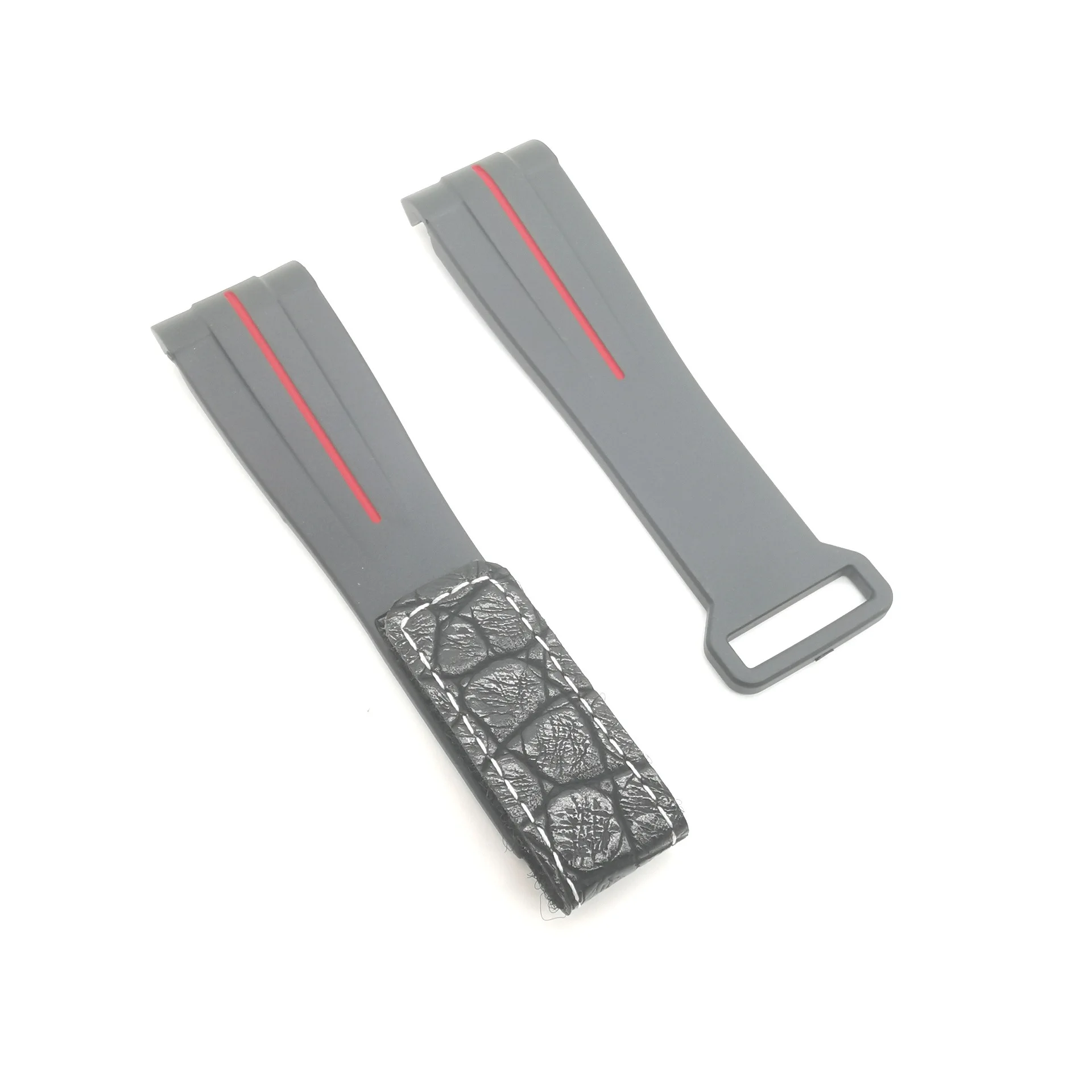 Pulseira de relógio de borracha 20mm para rolex gmt submariner daytona pulseira de silicone à prova dwaterproof água feminino masculino acessórios de relógio