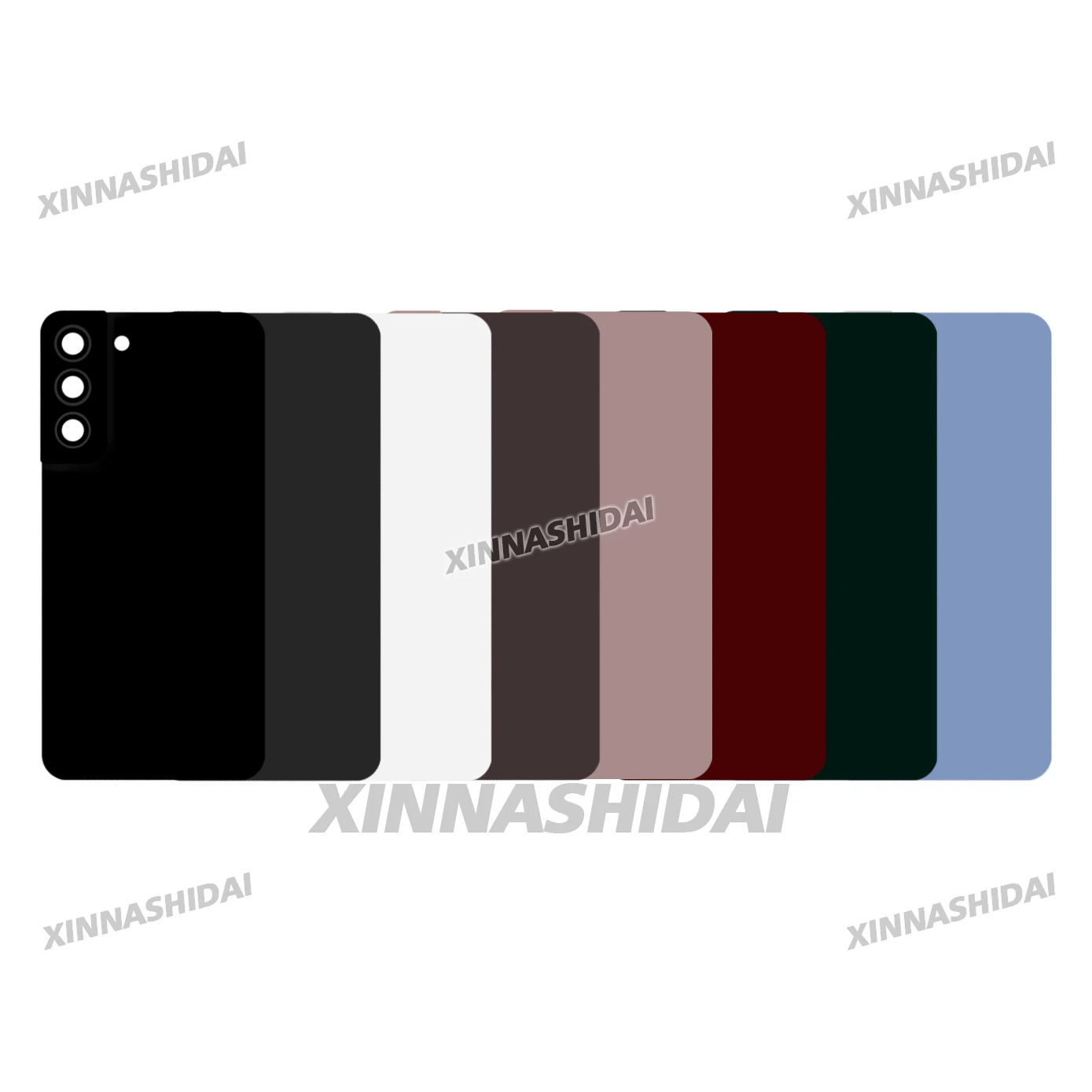 لهاتف سامسونج جالاكسي S22 بلس غطاء خلفي للبطارية الزجاجية لإصلاح استبدال الباب الخلفي + غطاء عدسة الكاميرا S22 Plus #3