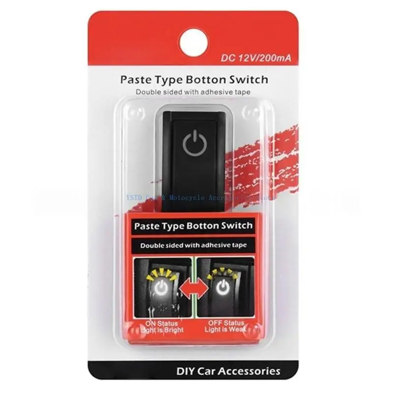 L5BC Double Sided Tape Mount with Light Plastic Turn ON/OFF Switches Easy Installation