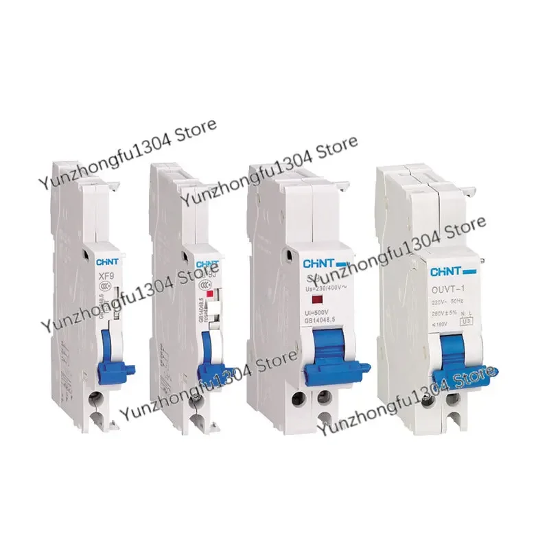 

XF9 XF9J Alarm Auxiliary Contact S9 Shunt Release V9 Under Vottage OVT-1 Release Accessories For MCB or RCBO NB1
