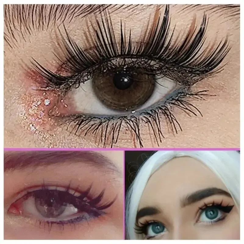 Améliorez votre look avec des faux cils inspirés du Manga – Lot de 5 cils vaporeux réutilisables et d'apparence naturelle!