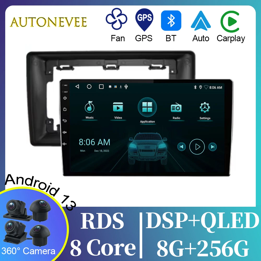 

For NISSAN Micra Note Sunny Versa 2013-2019 Video Player Android Auto Car Radio GPS Navigation Multimedia Stereo Carplay No 2din