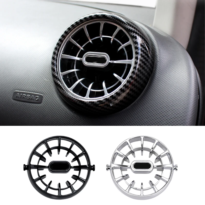 

Dashboard Air Outlet Decoration Air Conditioner Vent Modification Car Sticker For Mercedes Smart 453 Fortwo Forfour Accessories