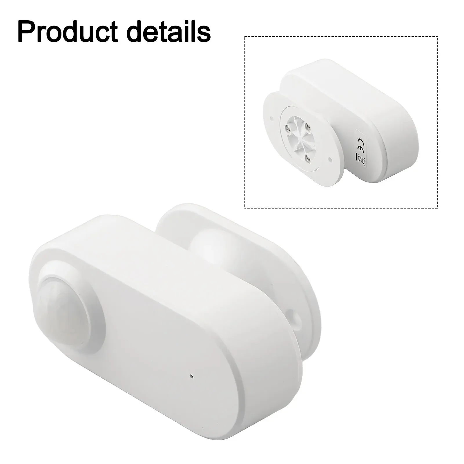 Home Monitoring Human Presence Sensor Accurate Monitoring Automated Lighting Adjustments High-quality ABS Material