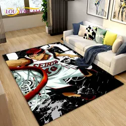 Kuroko's Basketball Anime Cartoon Area Rug,Carpet Rug for Living Room Bedroom Sofa Doormat Decoration, Kids  Non-slip Floor Mat