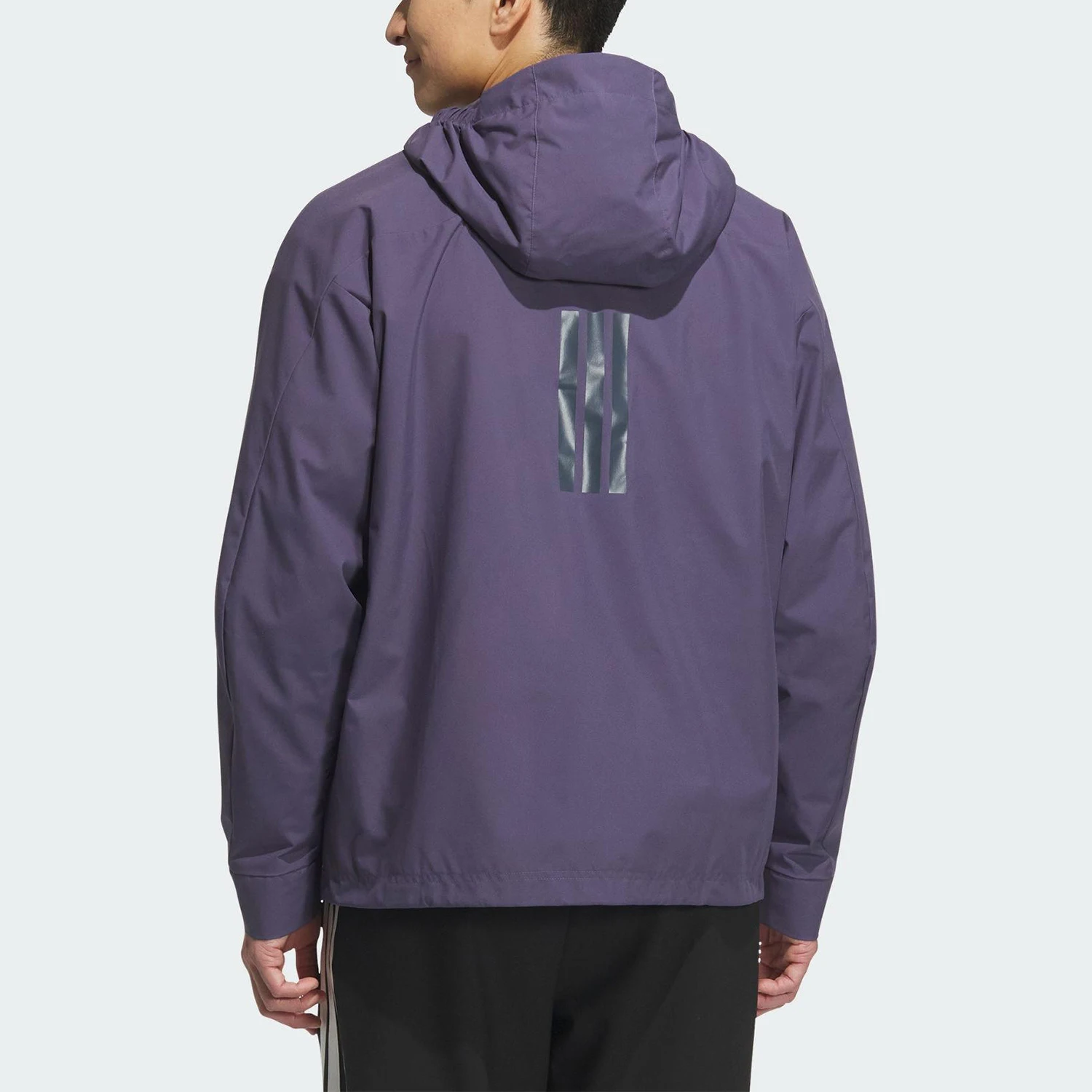 Adidas genuine comfortable autumn men's hooded durable printed jacket KB7626