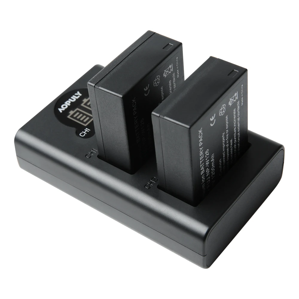 4個1200 2600mah NP-W126 np W126 NP-W126S W126Sバッテリー + ledデュアル充電器X-Pro1 XPro1 X-T1 XT1、HS30EXR HS33EXR × PRO1