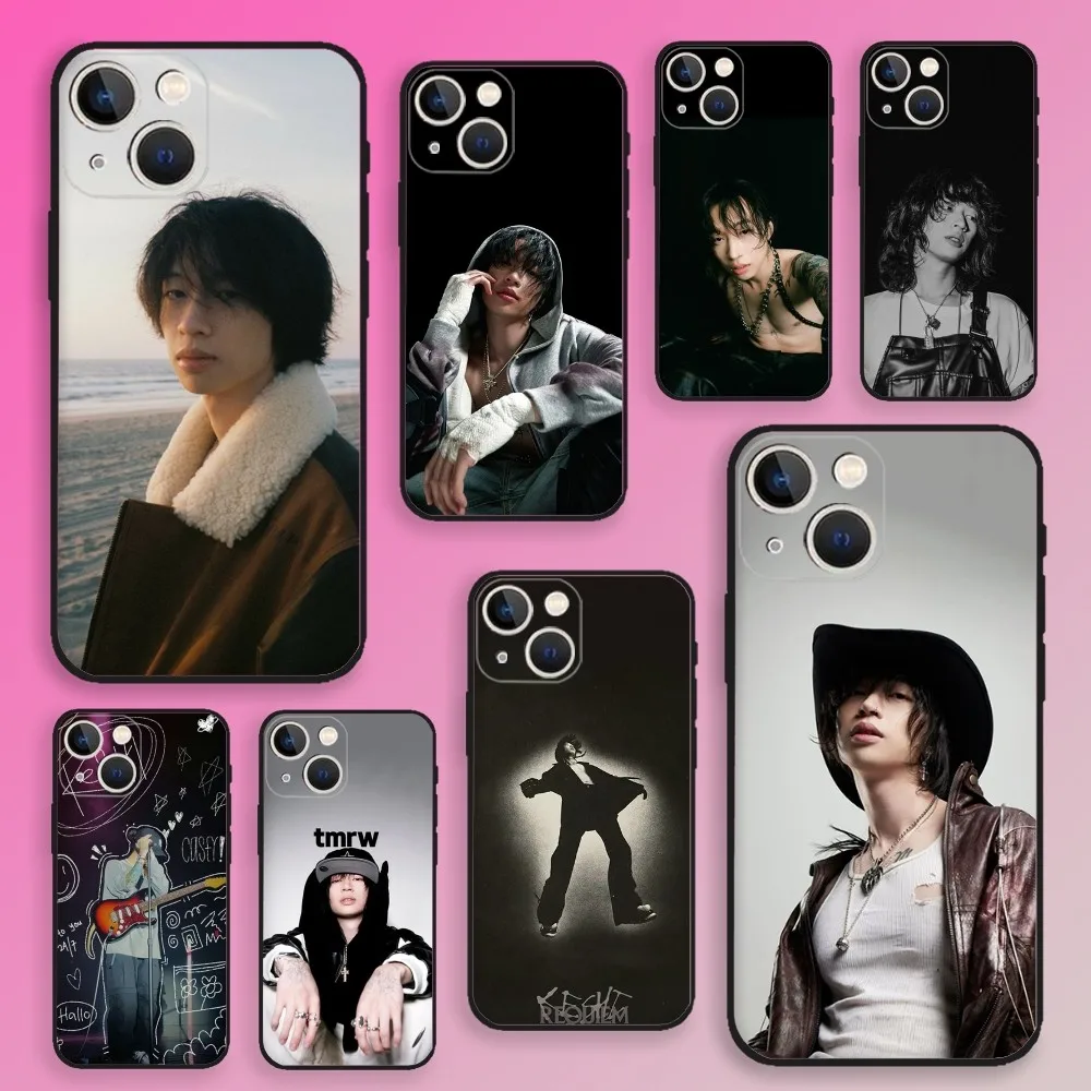 

K-Keshi RNB Singer Phone Case For iPhone 16,15,14,13,12,11,Plus,Pro Max,XS,X,XR,SE,Mini,8,7 Soft Silicone Black Cover