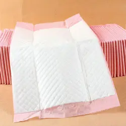 100 pièces bébé doux feuille Urine matelas à langer rose jetable infantile literie couches couvre couche matelas matelas à QX2D