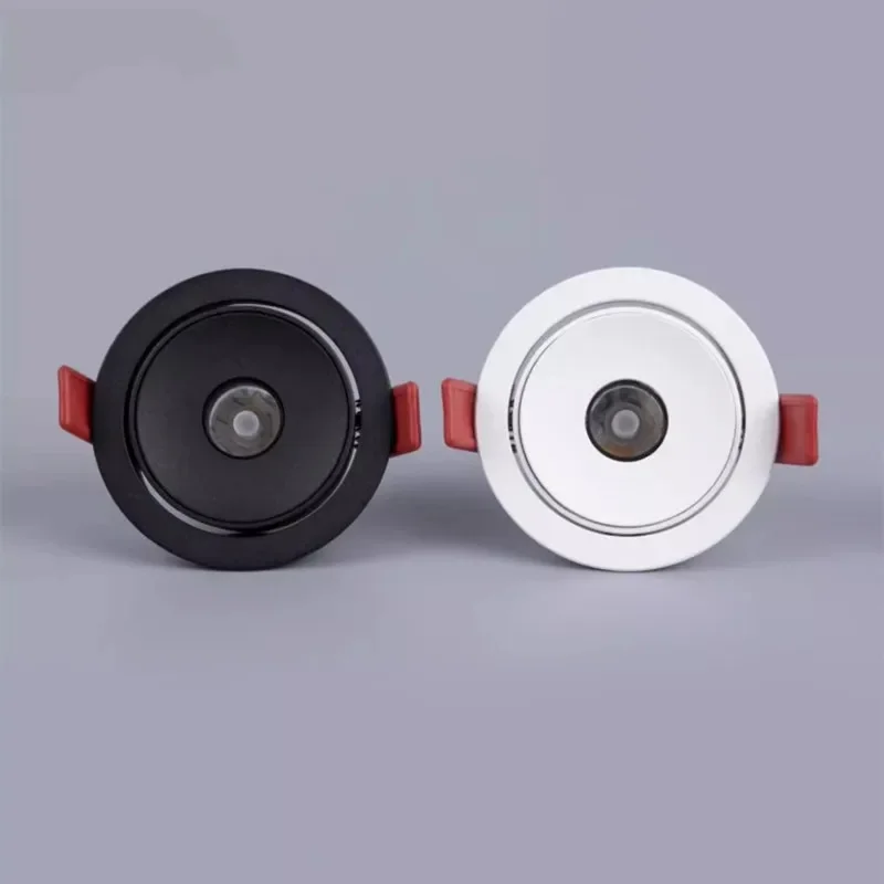 Focos Led ultrafinos, foco de ángulo de haz pequeño, foco de techo integrado de 3/8/15 grados para imagen del hogar, Mus
