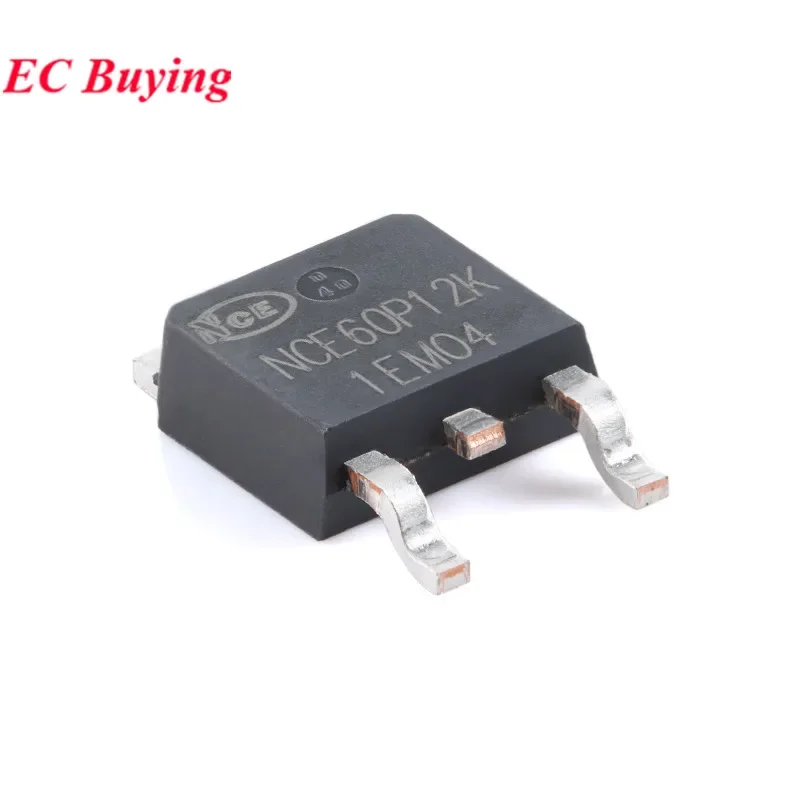 10Pcs/5pcs NCE60P12K NCE 60P12K NCE60P12 TO-252-2 P-channel 60V 12A Enhanced Mode Power MOSFET Chip IC