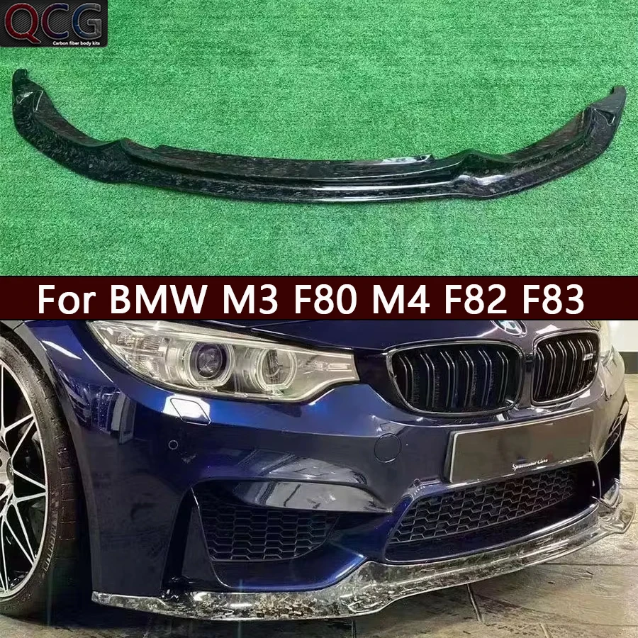 

Для BMW M3 F80 M4 F82 F83 Передний бампер из углеродного волокна, переключатель, спойлер, диффузор, передняя губа, подбородок, автомобильные аксессуары, комплекты кузова