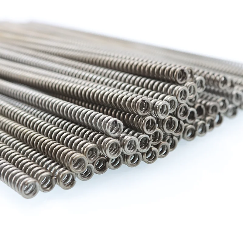 زنبرك ضغط طول 300 مللي متر 0.3-0.8 1.0 مللي متر 65 Mn المنغنيز عالية الكربون الصلب Y على شكل ضغط ناعم عودة المعادن الينابيع الطويلة #2