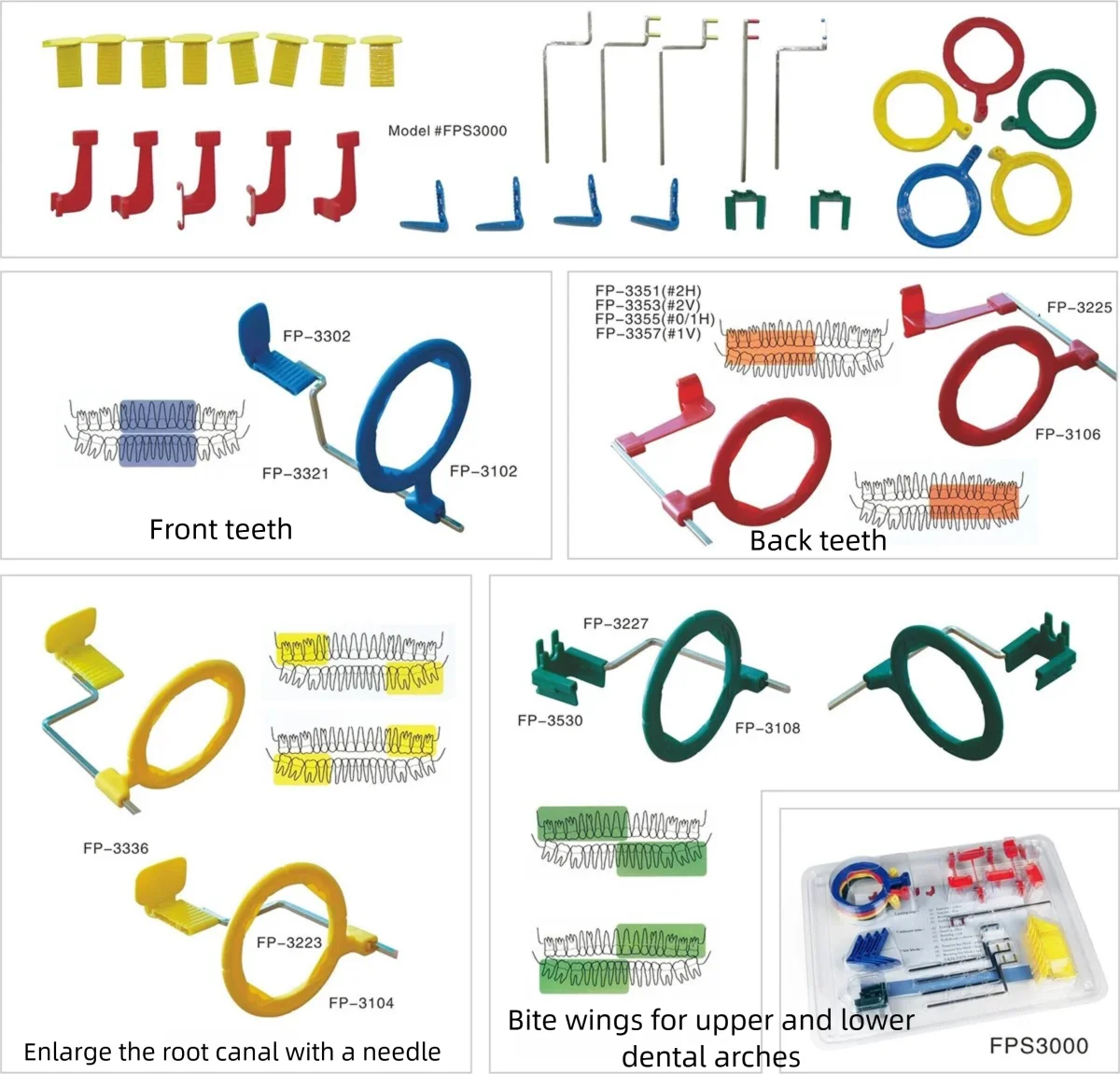 

Multifunctional X-Ray Film Positioning System Intra Oral X-ray Film Position Kit Holder Dental Sensor Positioning Tools Dentists