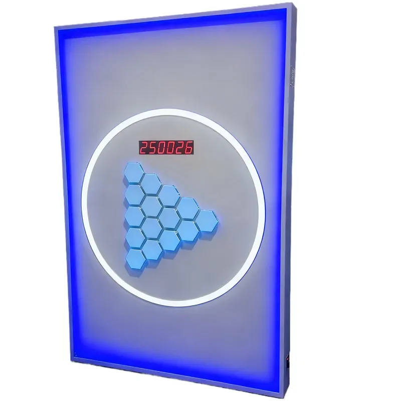Music beat, light board, groundhog reaction test, interactive game, activity, game props