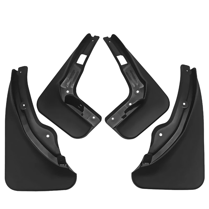 4PCS Car Mudguard Mud Flaps Splash Mud Guard Fender For Mercedes Benz W204 C-Class 2007-2010 C180 C200 C300