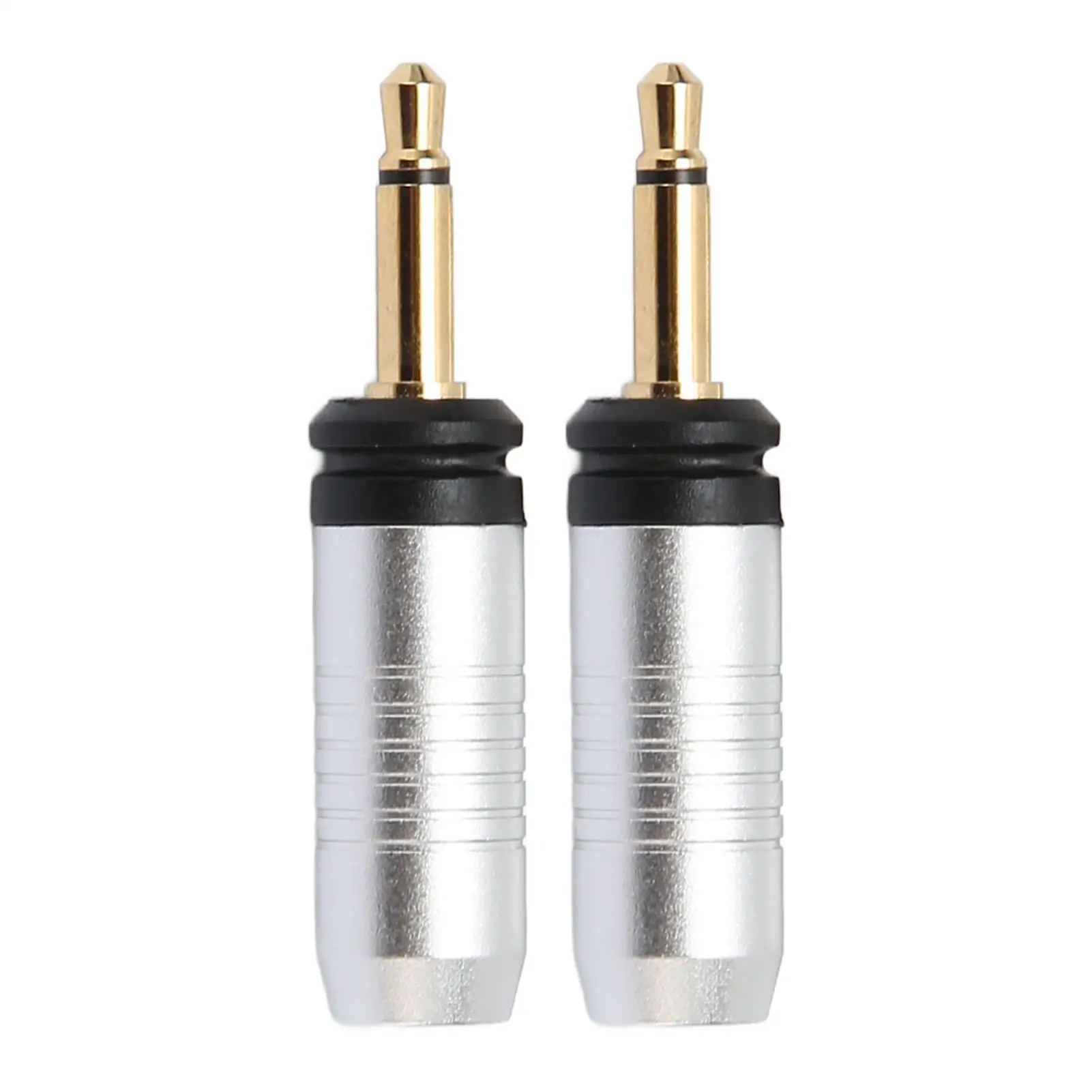 Gold Plated 3.5mm Mono Male Repair Plug for focal Clear Mg Celestee Stellia - Solder Type Replacement