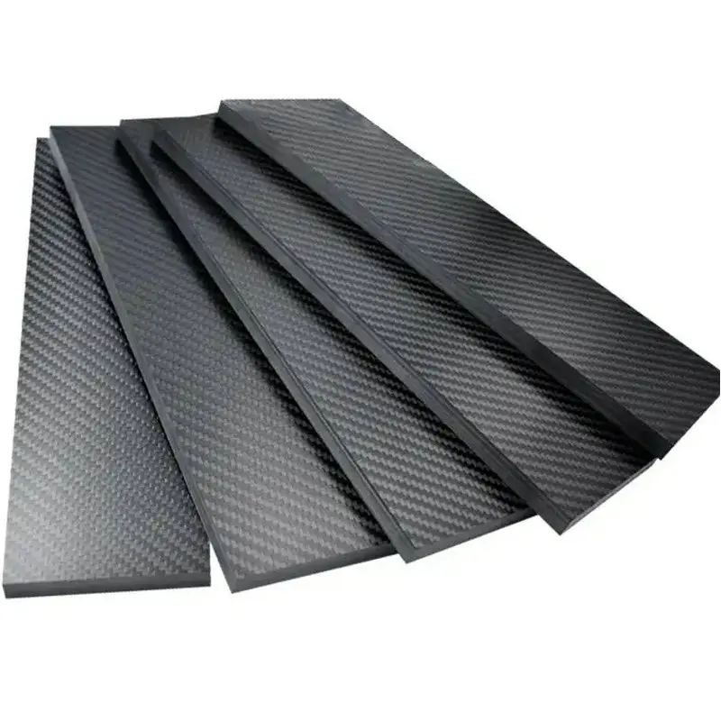 

0.3-20mm 3K Carbon Fiber Panel Anti-UV Lightweight High Strength Sheet for FPV Aircraft Aerospace Custom Accessories