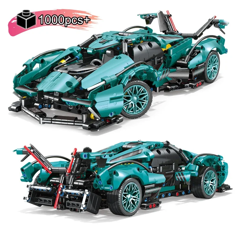 

НОВЫЙ технический гоночный суперспортивный автомобиль V12, комплект строительных блоков, масштабная модель автомобиля 1:14, подарок на день рождения, Рождество, Хэллоуин для детей