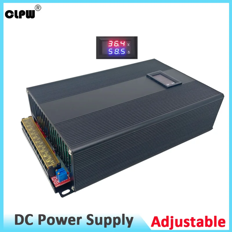 comunicacao fonte de alimentacao display led bateria de carregamento ac dc regulate 2000w 24v 28v 36v 48v 60v 83a novo original ajustavel 01