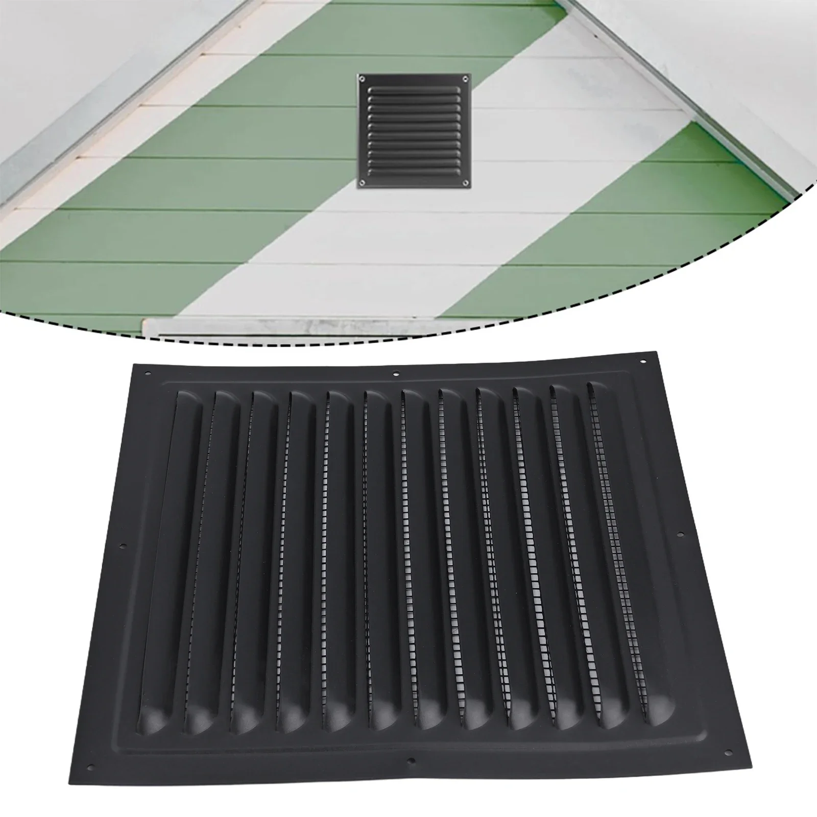 

Home Ventilation Exterior Wall Grille Exhaust And Intake Ventilation Nylon Mesh Included Well-crafted For Home Decoration