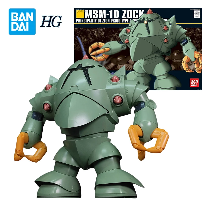 Bandai HGUC 1/144 MSN-10 Zock Action Figure Gundam Assembly Model Adult Collectible Toy Gifts