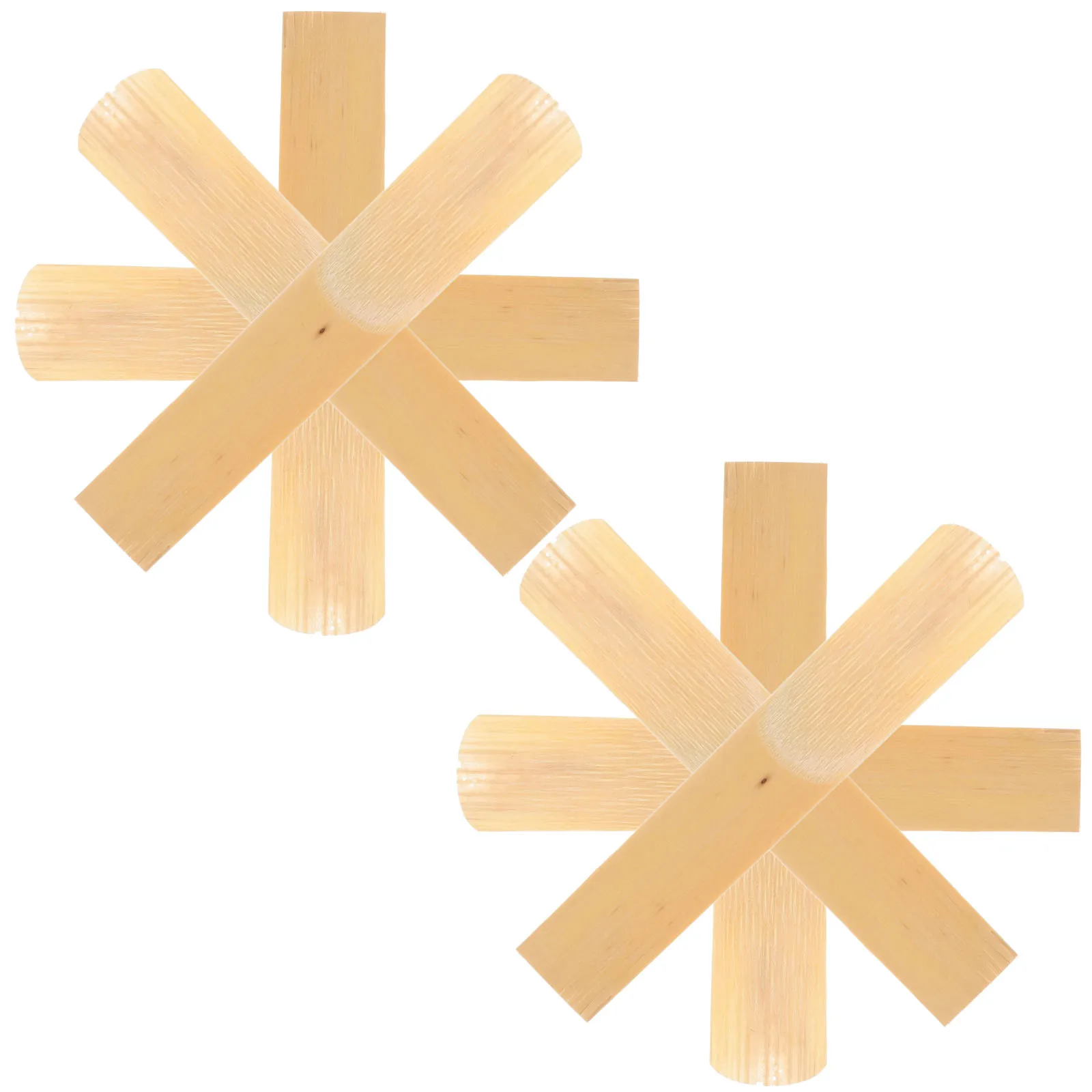

10 pcs Accessories B Flat Wood Reeds for Clarinet Players Beginner Practical Clarinet Reeds Enhanced Sound Quality