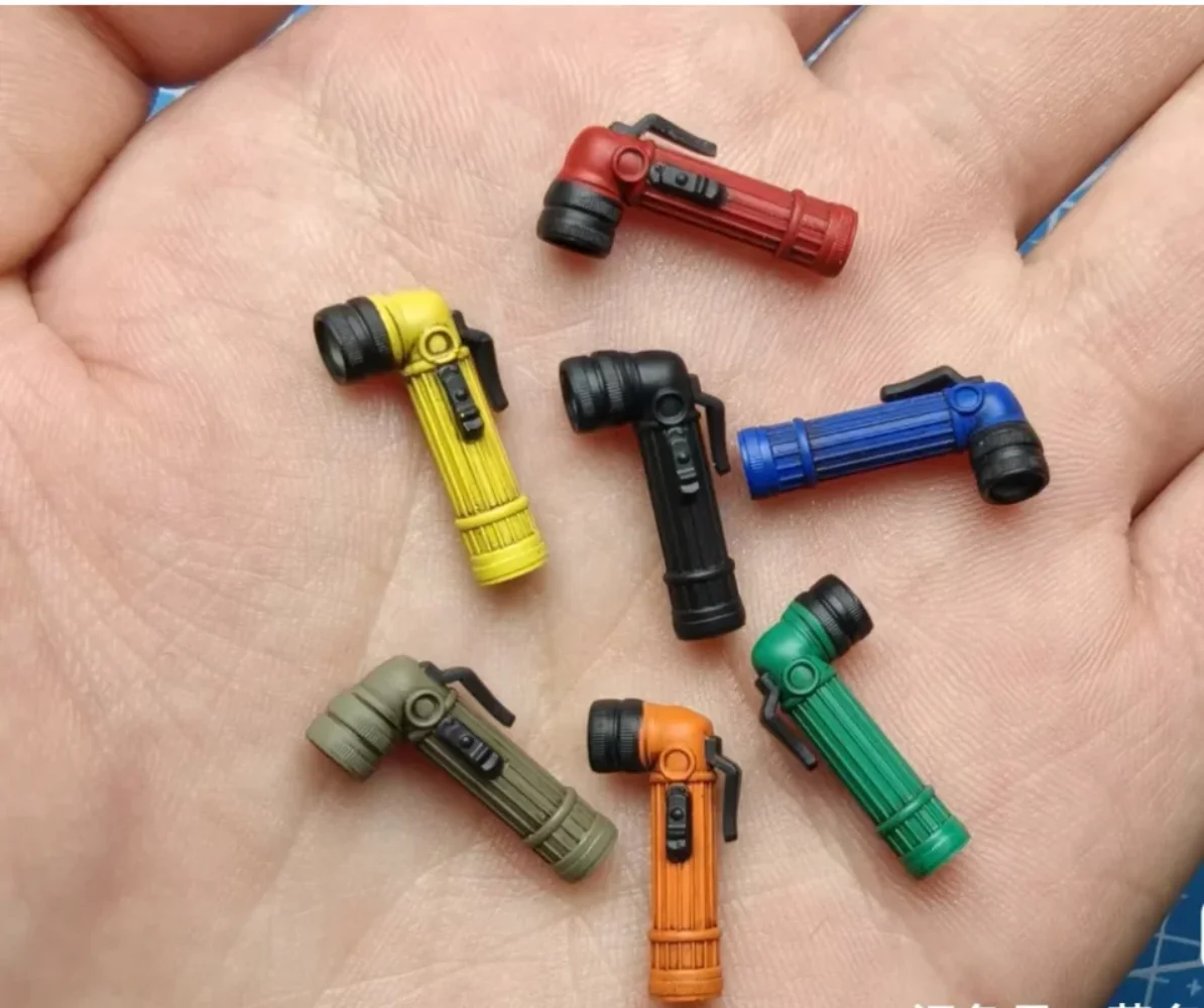 1/12 Scale L-shaped Flashlight（1PC) Model for 6'' Figure