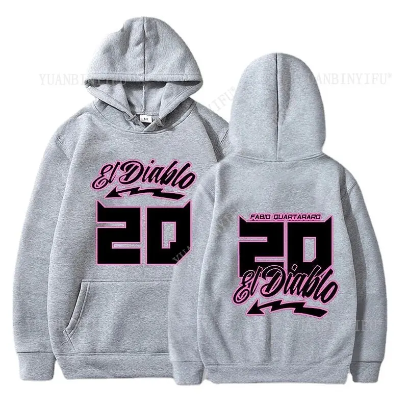 Fashion Classic Kawaii Clothing Aesthetic Fabio Quartararo Printed Unisex Hoodie Pullover Streetwear Harajuku