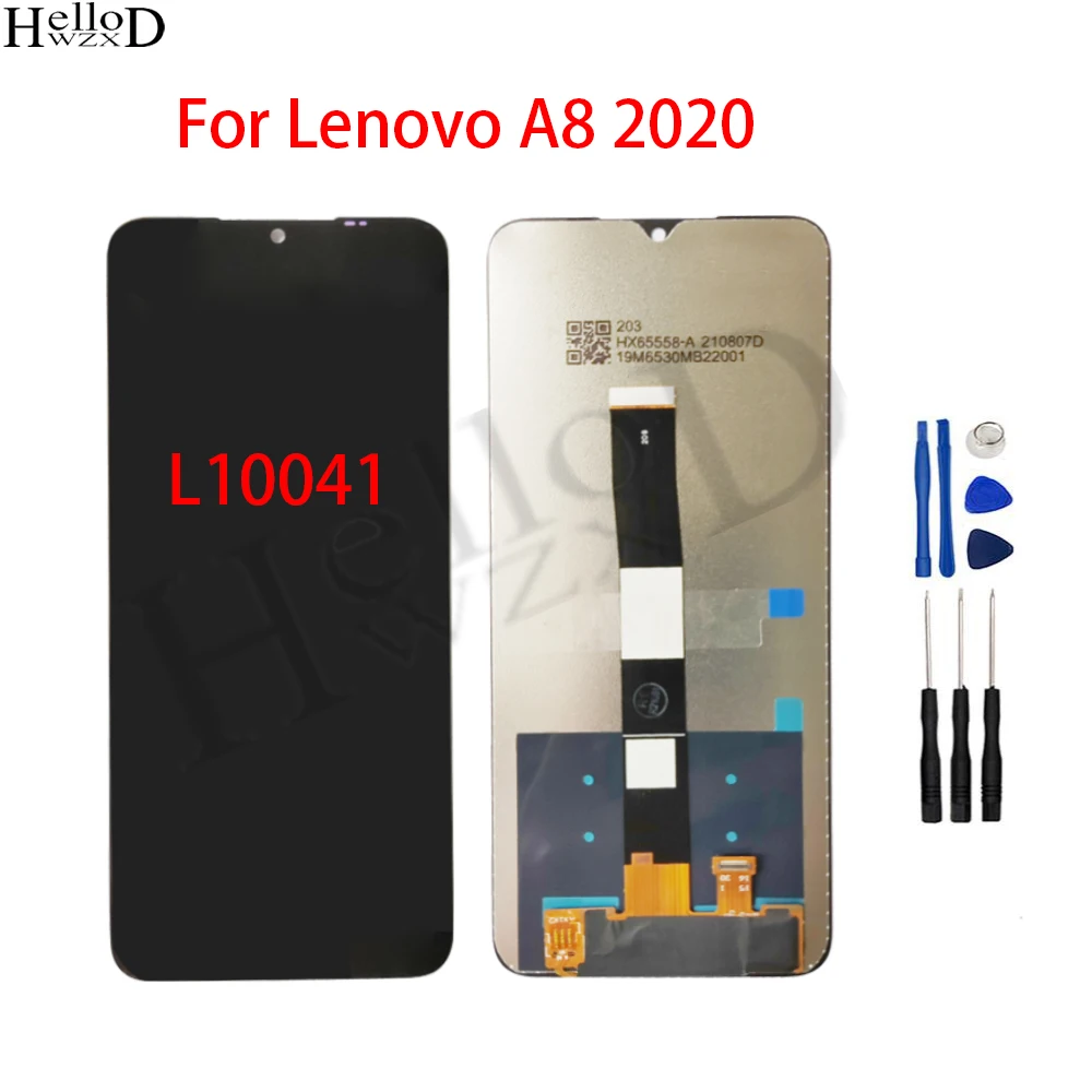 100% Tested Working LCD Display For Lenovo A8 2020 L10041 Touch Screen LCD Display Sensor Digitizer Assemble Panel Front Tools 