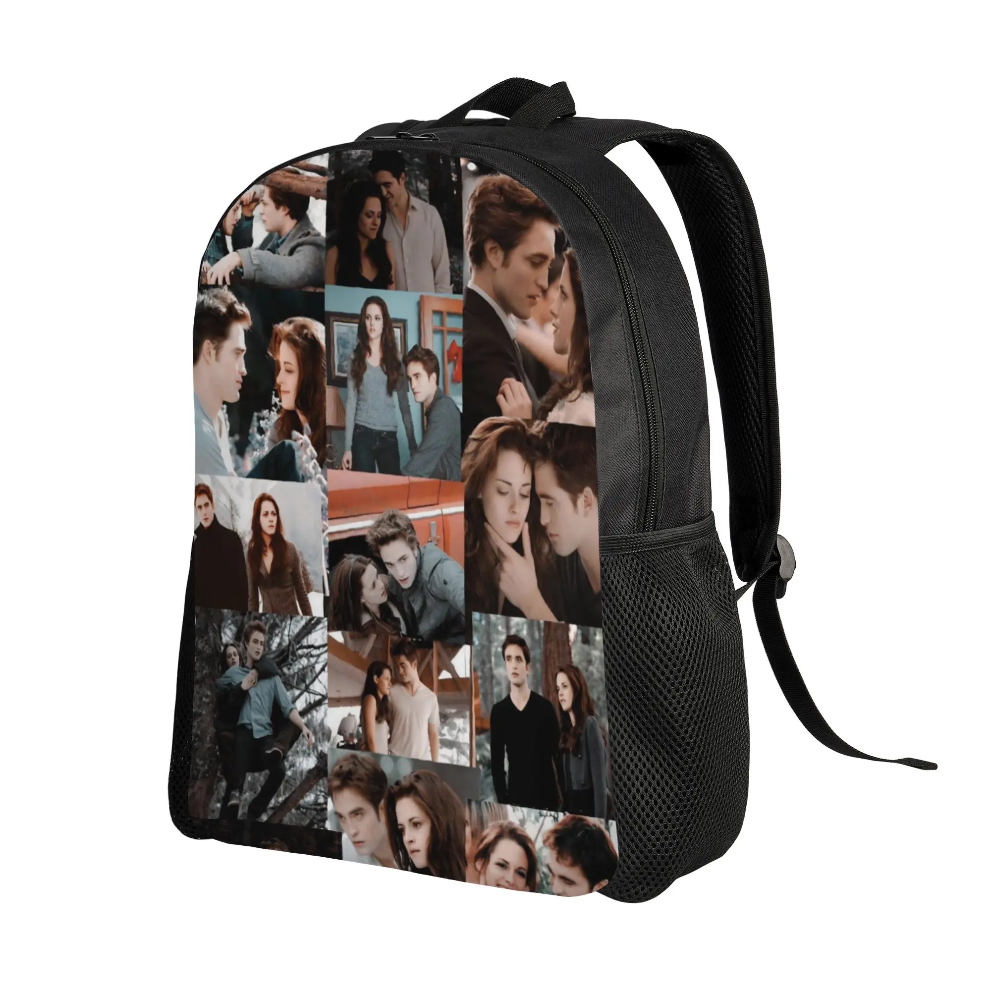 The Twilight Saga Movie Backpack for Men Women Student Hiking Travel Daypack Edward Vampire Bella Laptop Canvas Bags Outdoor